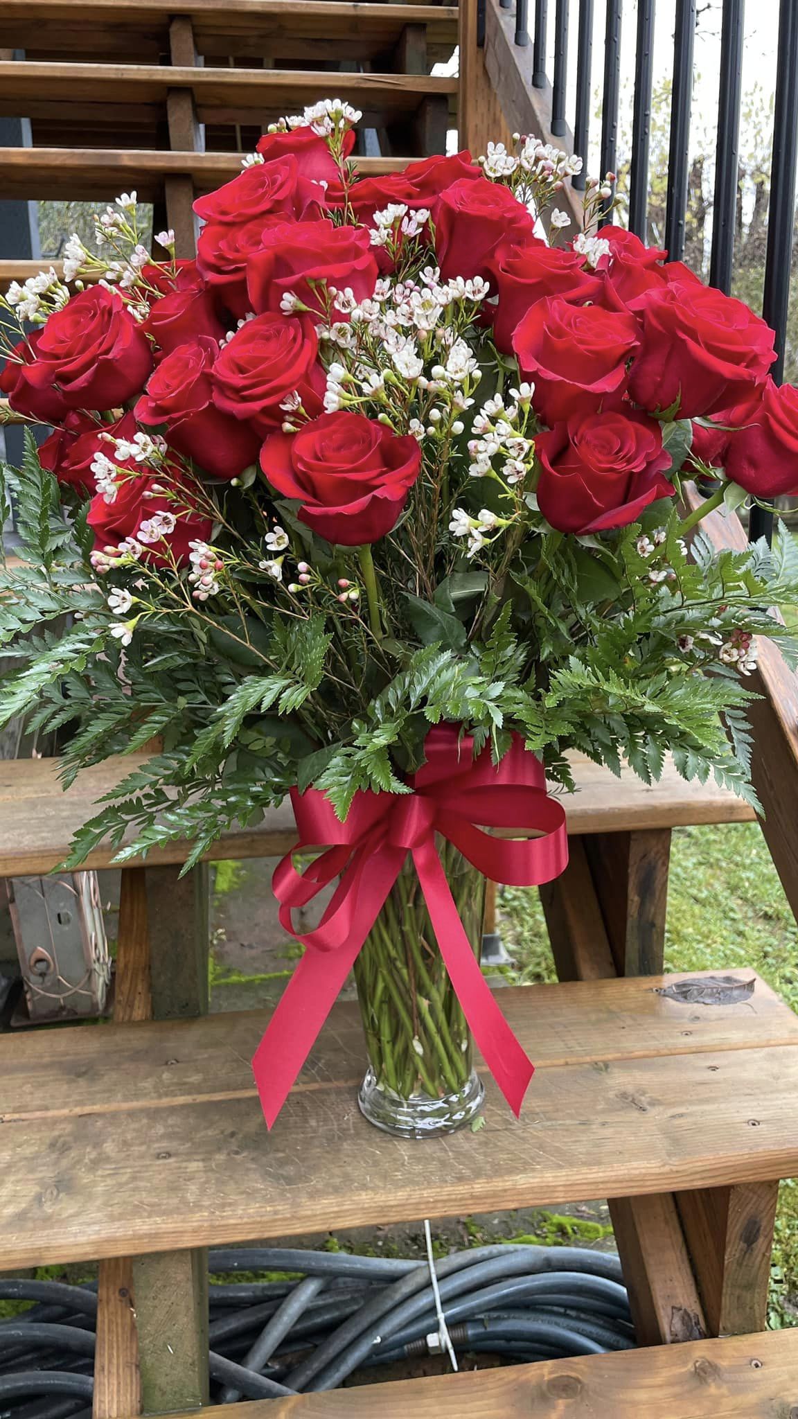 There is something about red roses that says it all!!